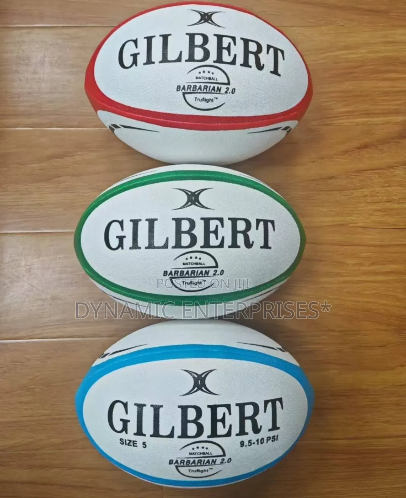 Brand New Gilbert Barbarian 2.0 Match Rugby Balls - Size 5