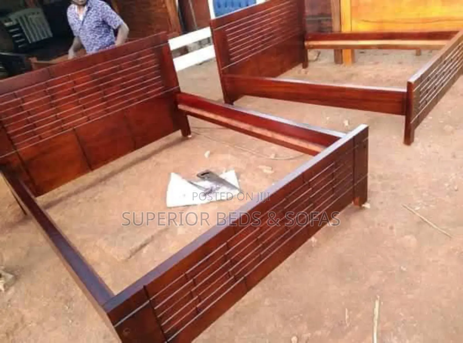 Modern Panel Wooden Bed