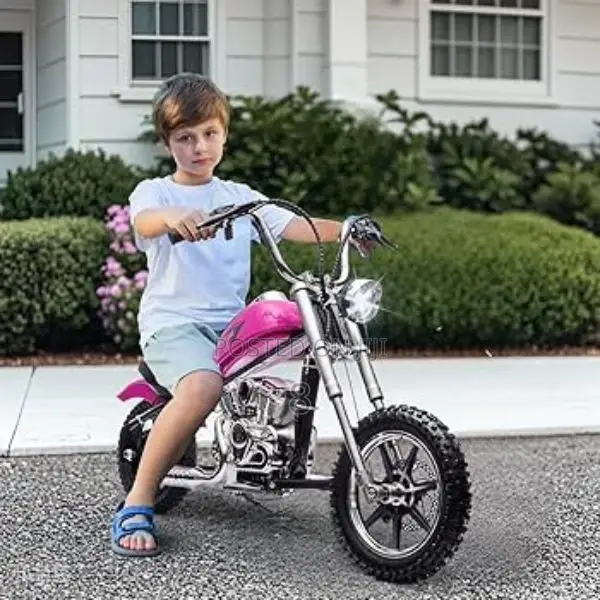 Kids Pink Electric Ride-on Motorbike