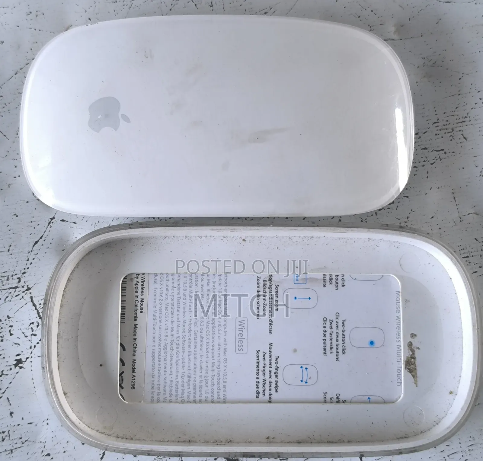 Apple Magic Mouse 1 A1296 Mb829ll/a Genuine