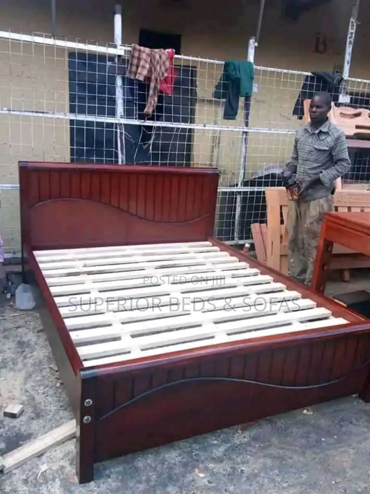Wooden Panel Bed Size 5 by 6