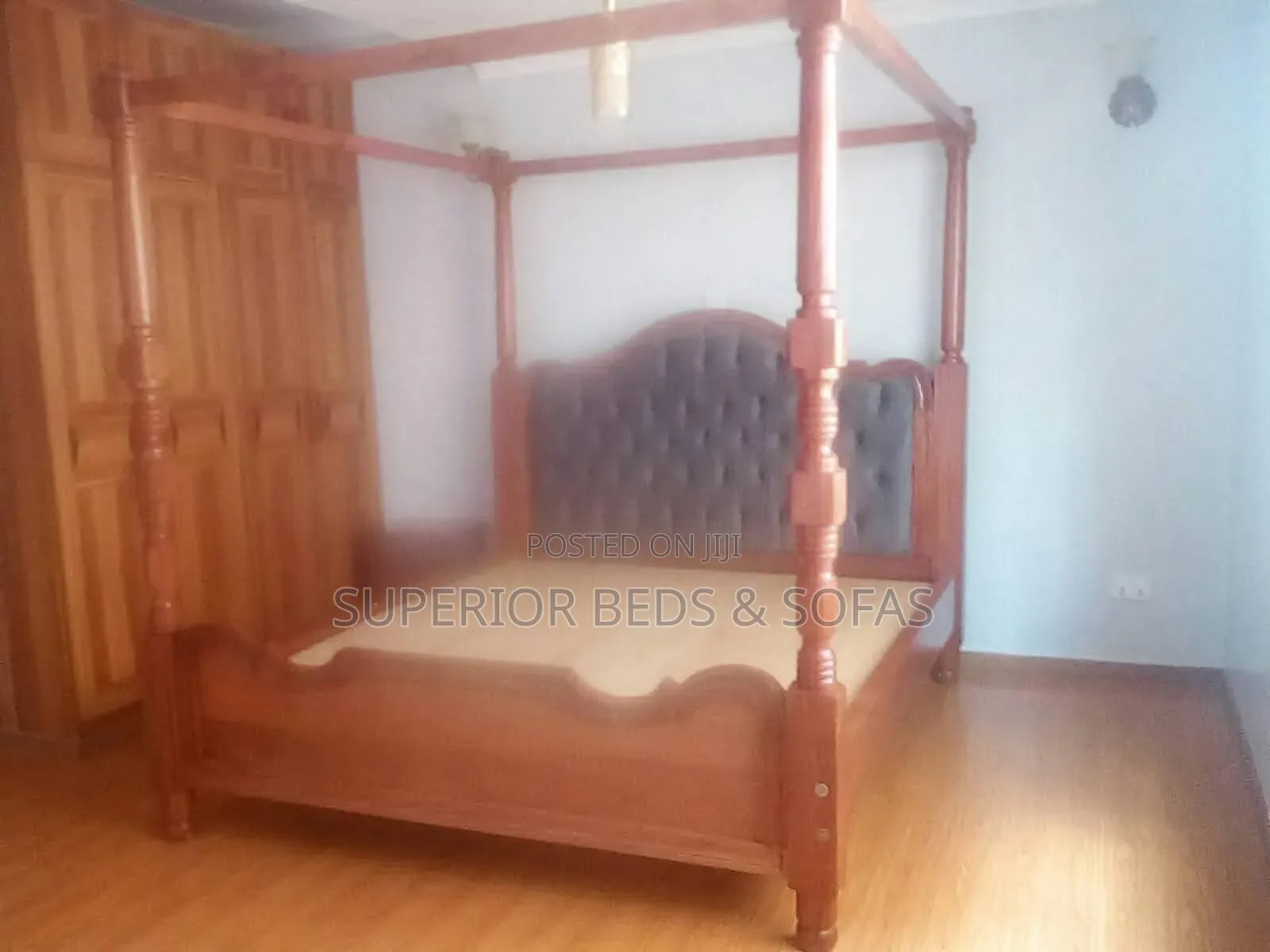 Wooden Canopy 5 by 6 Bed