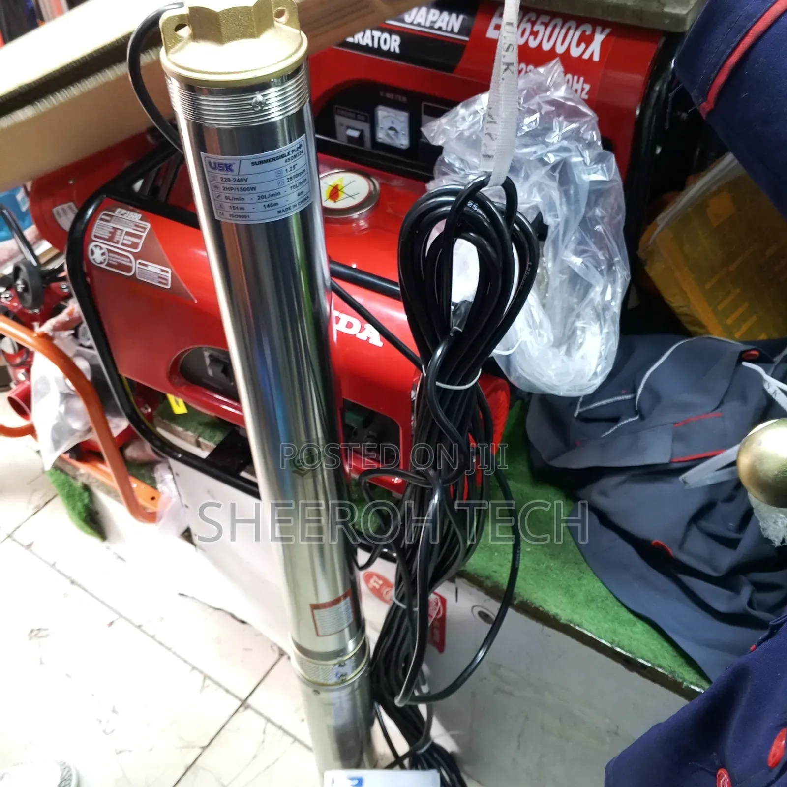 Usk 2hp Submersible Water Pump/Deep Well Water Pump