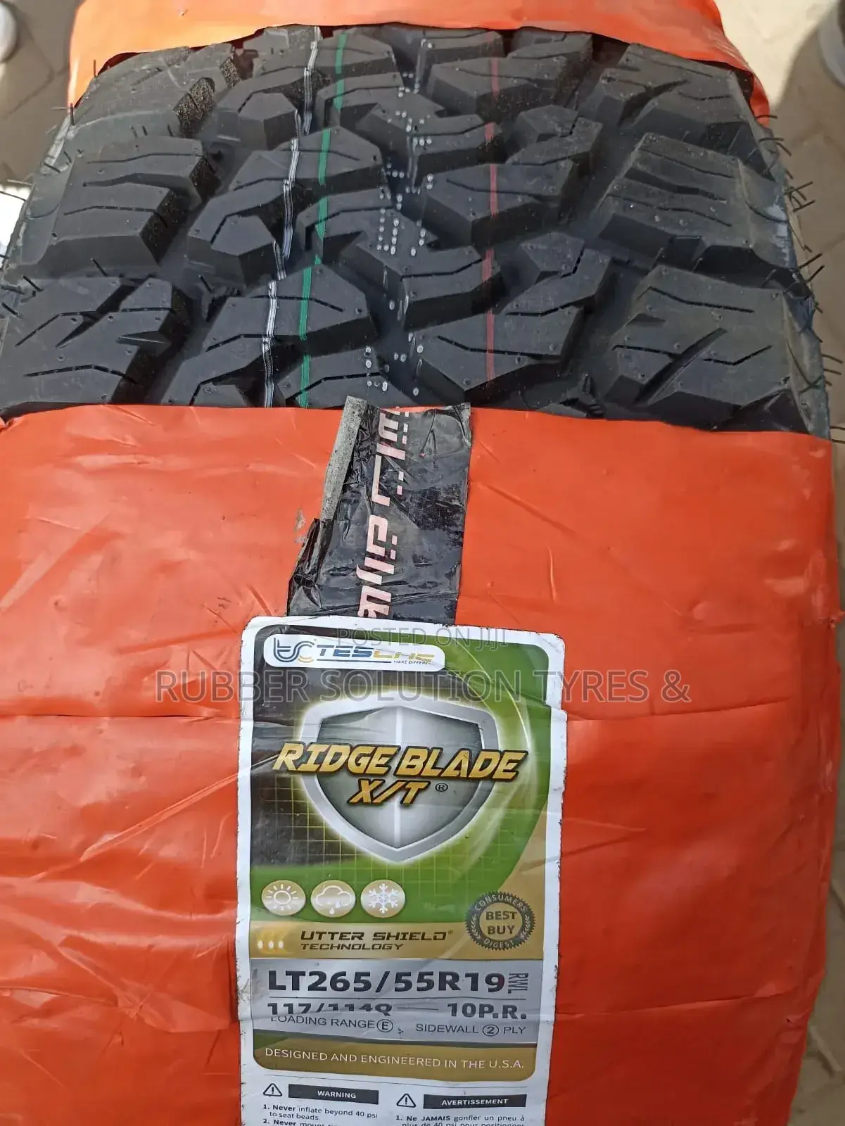 265/55r19 Tesche Tyres Ridge Blade All Terrain