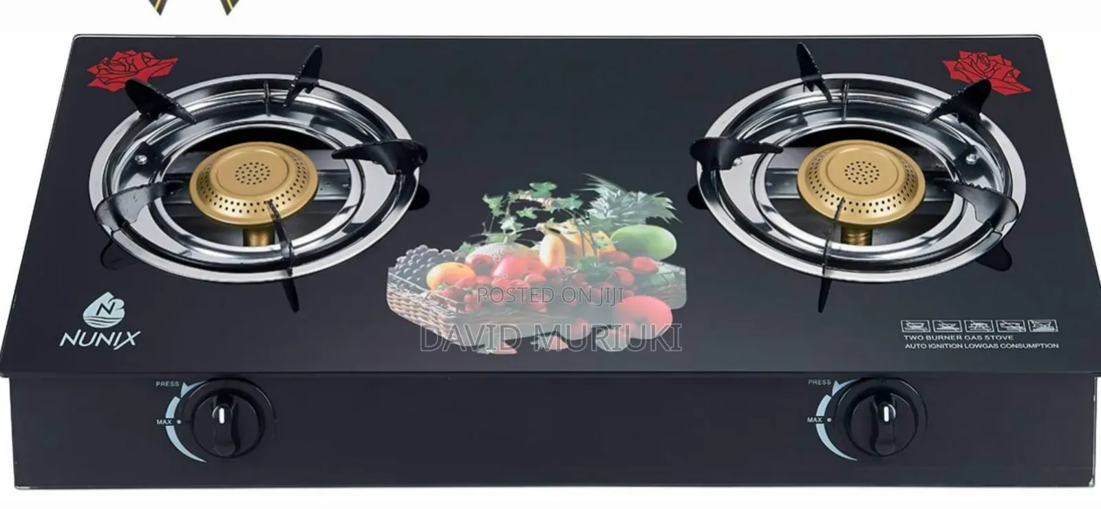 Ailyons 2 Burners Glass Top Cookers