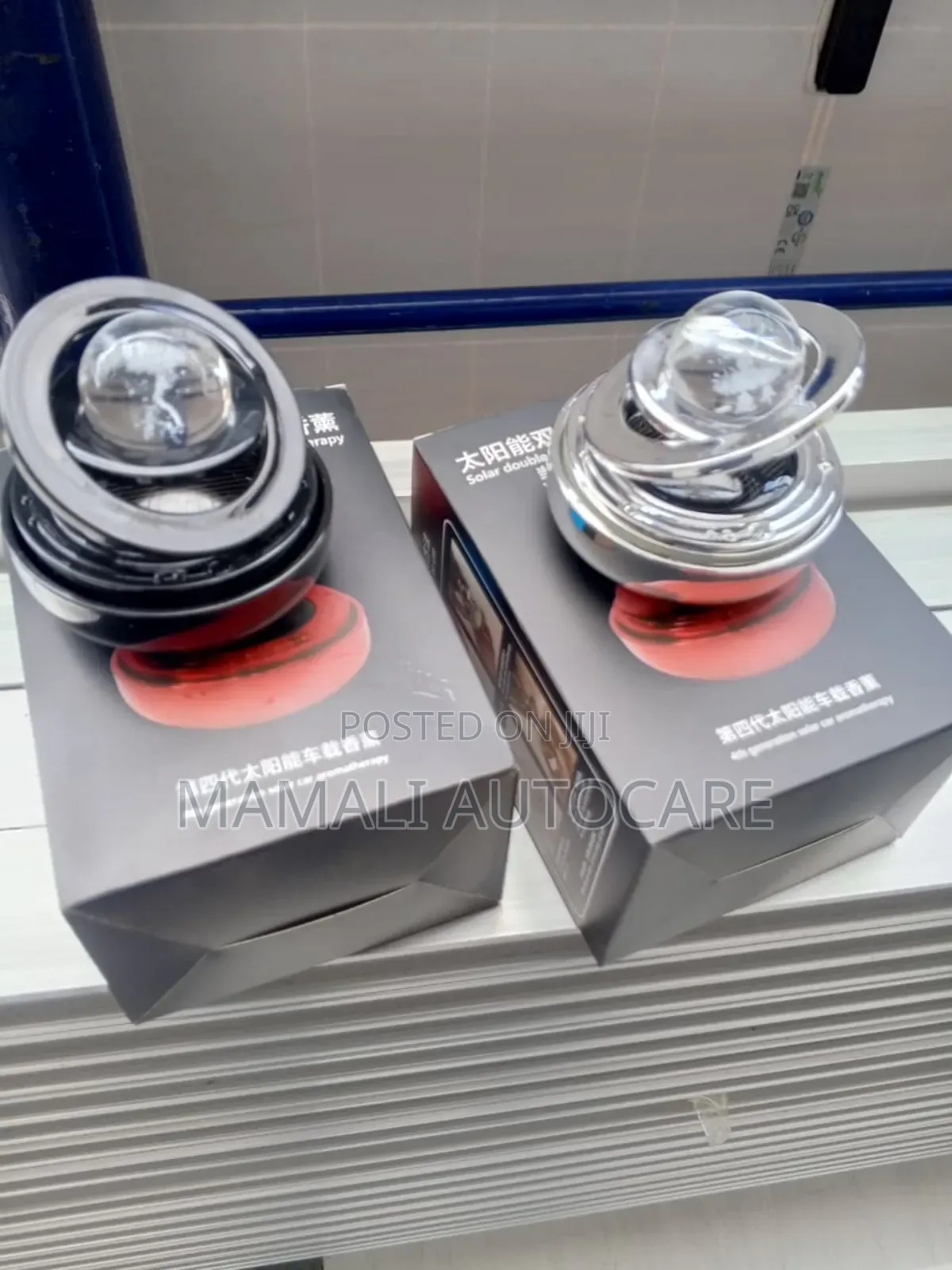 Solar Rotating Car Air Freshener /Perfume