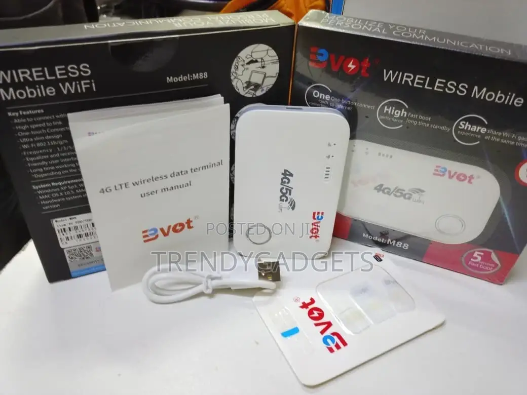 Bvot M88 4g/5g Pocket Wifi Router With Fast Boot