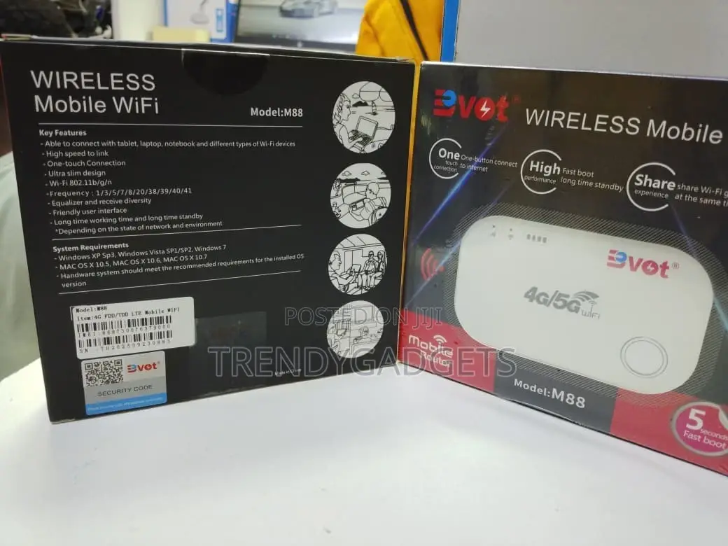 Bvot M88 4g/5g Pocket Wifi Router With Fast Boot