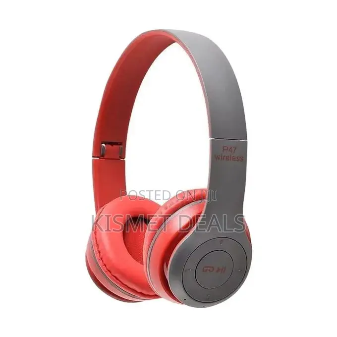 P47 Wireless Stereo Bass Bluetooth Headphone Sports Foldable Headset
