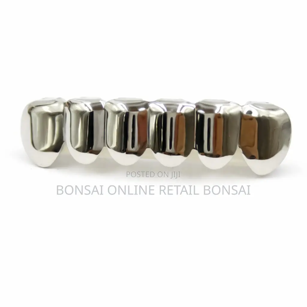 Silver Grillz Lower Teeth Removable Hip Hop Dental Jewelry