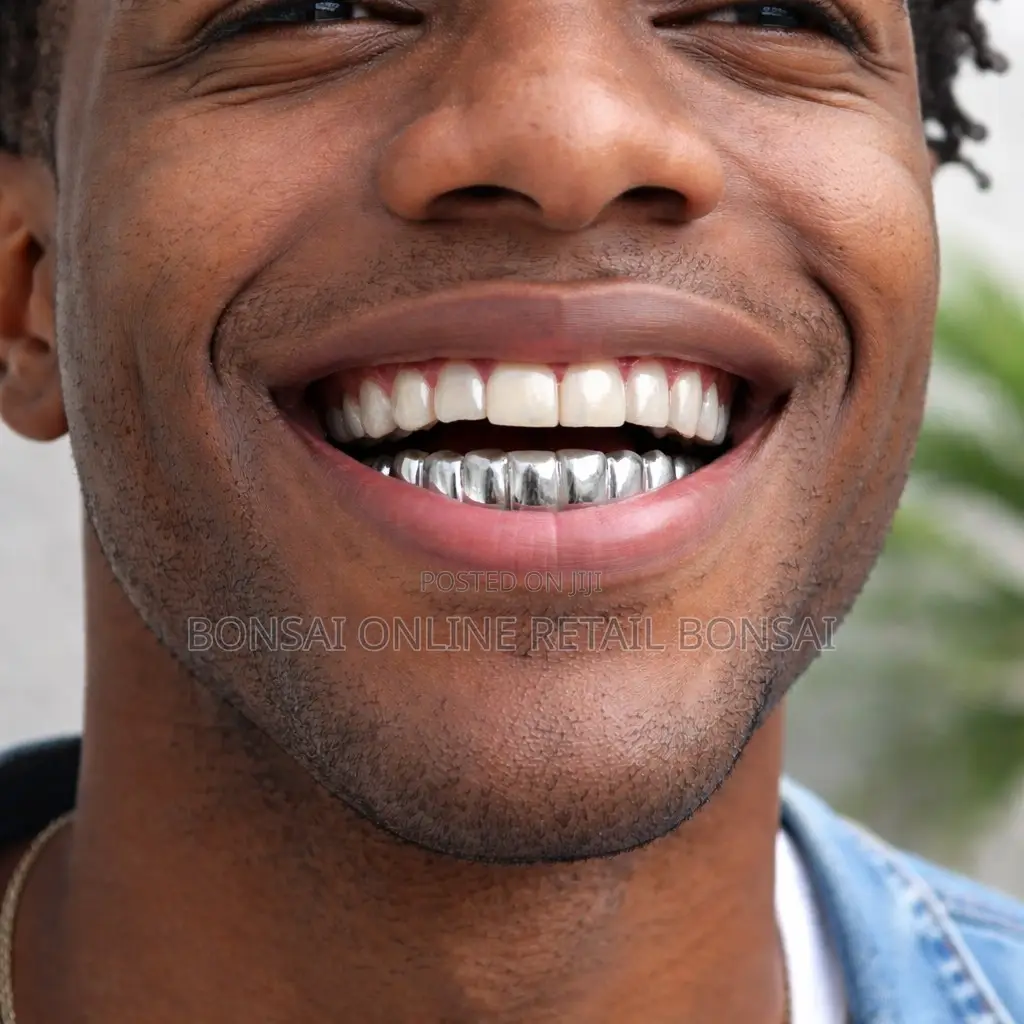 Silver Grillz Lower Teeth Removable Hip Hop Dental Jewelry