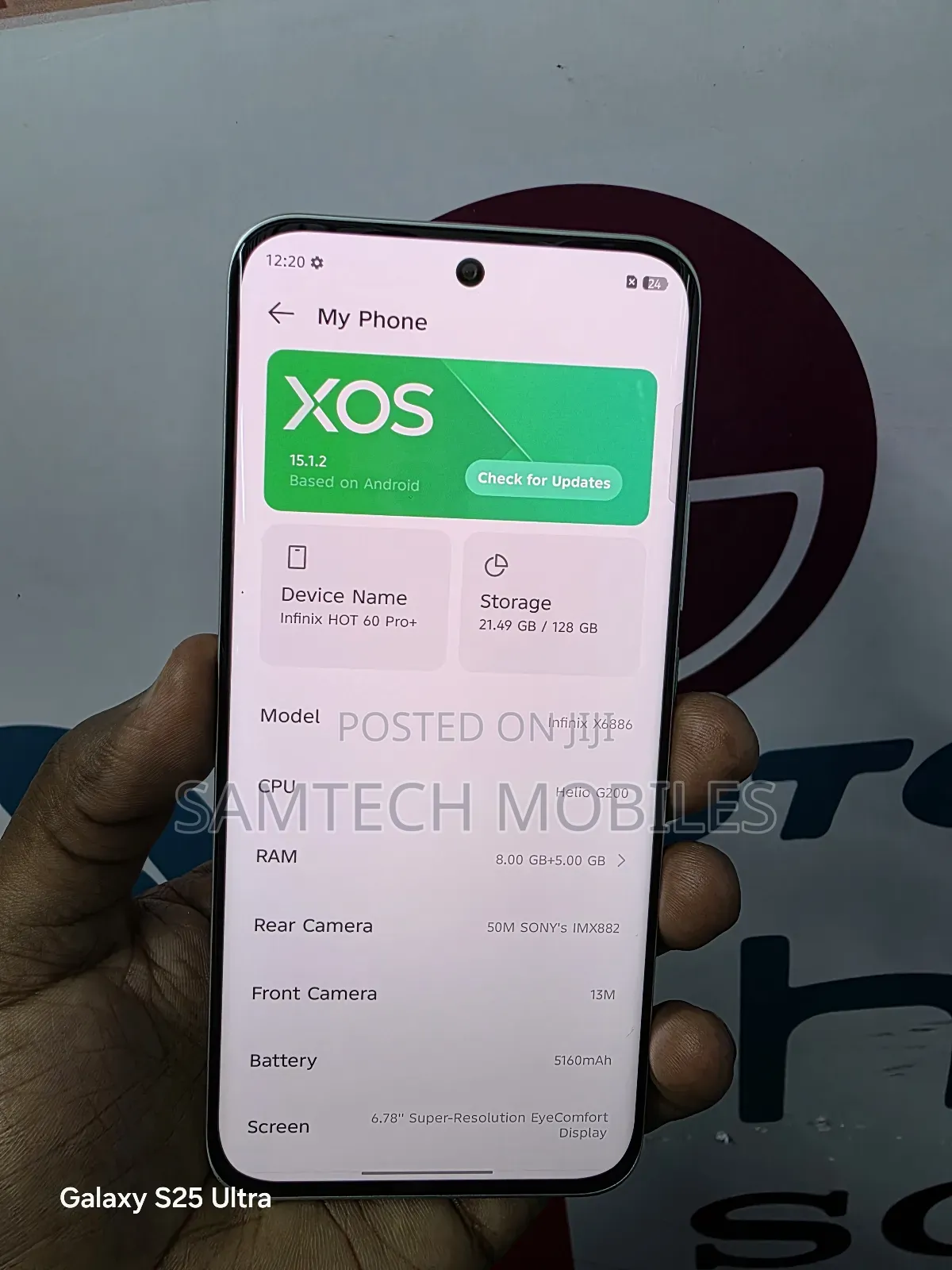 Infinix Hot 60 Pro+ 128 GB Silver