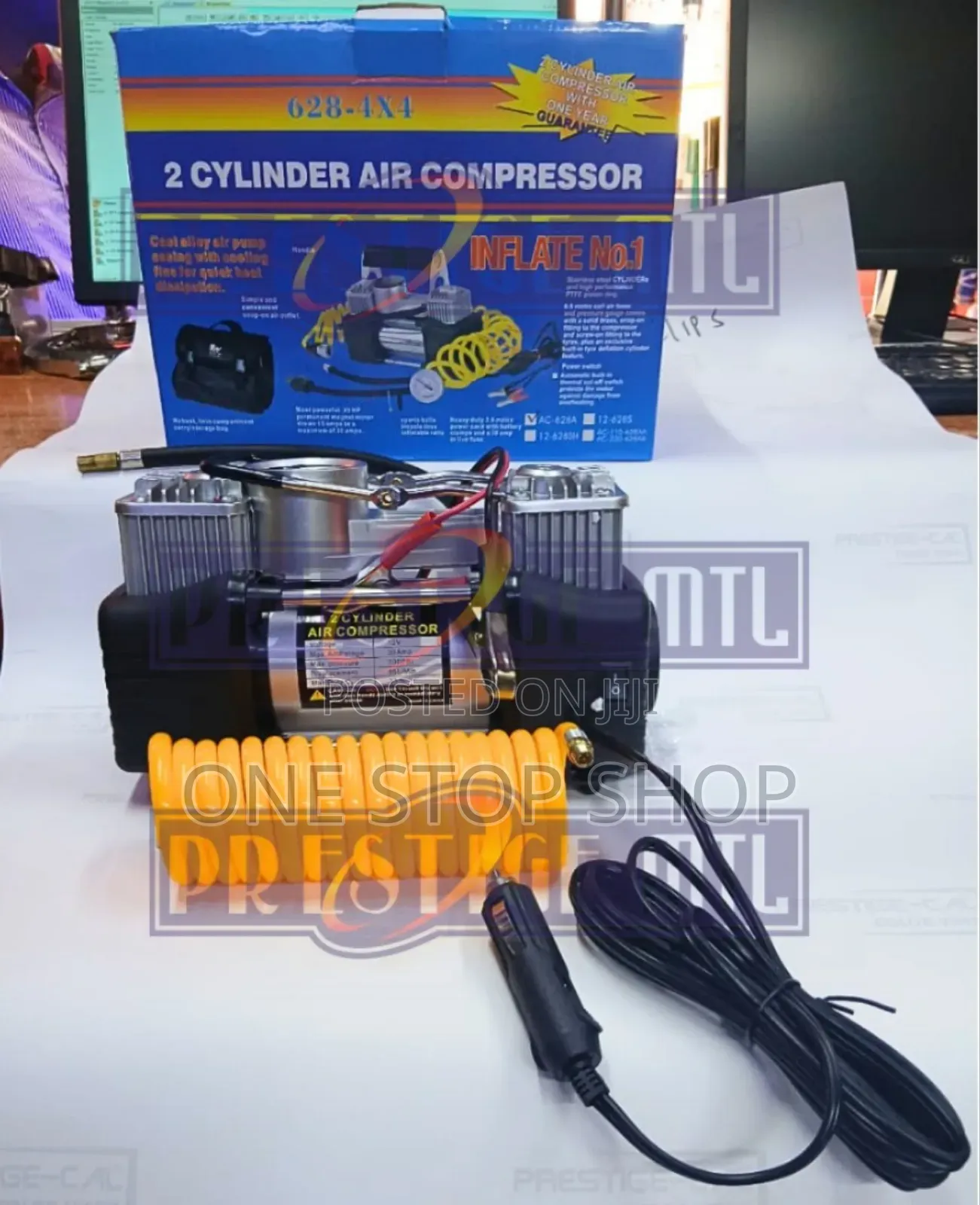Tire Electric Inflator With Double Pump
