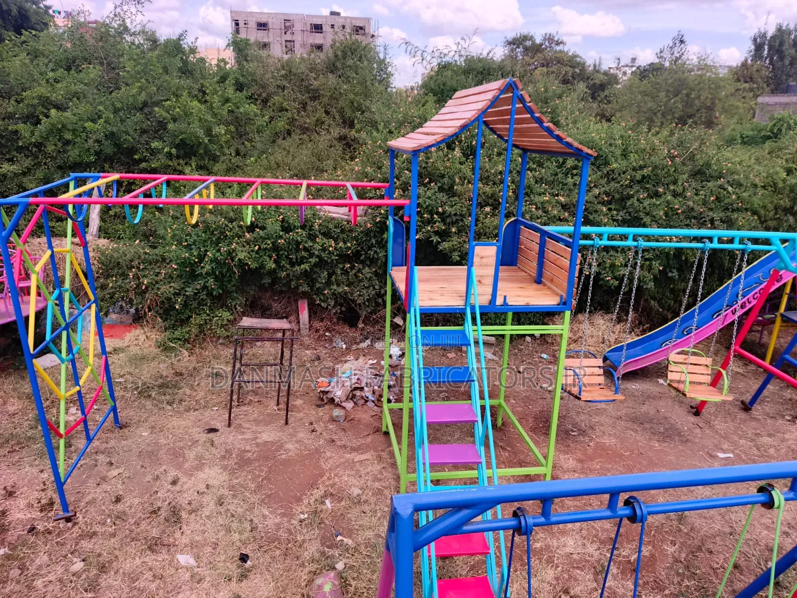 All-in-One Children’S Playground Set for Outdoors