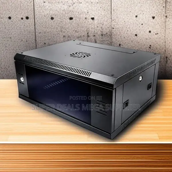 4u Wall Mount Data Cabinet Strong Steel Frame With Wall Mount Bolts