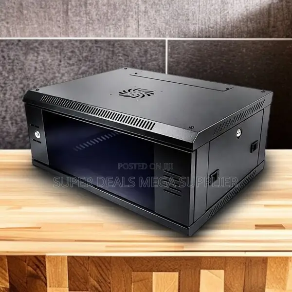 4u Wall Mount Data Cabinet With Easy Assembly and Reversible Door