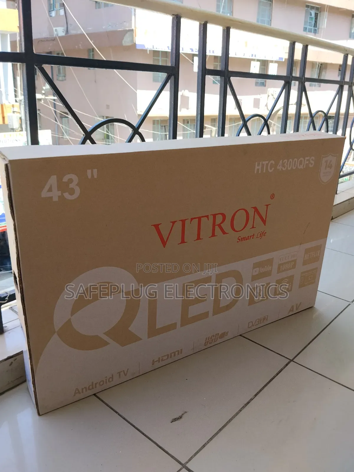 Affordable 43" Qled Smart Tv - Vitron Android Os | Frameless