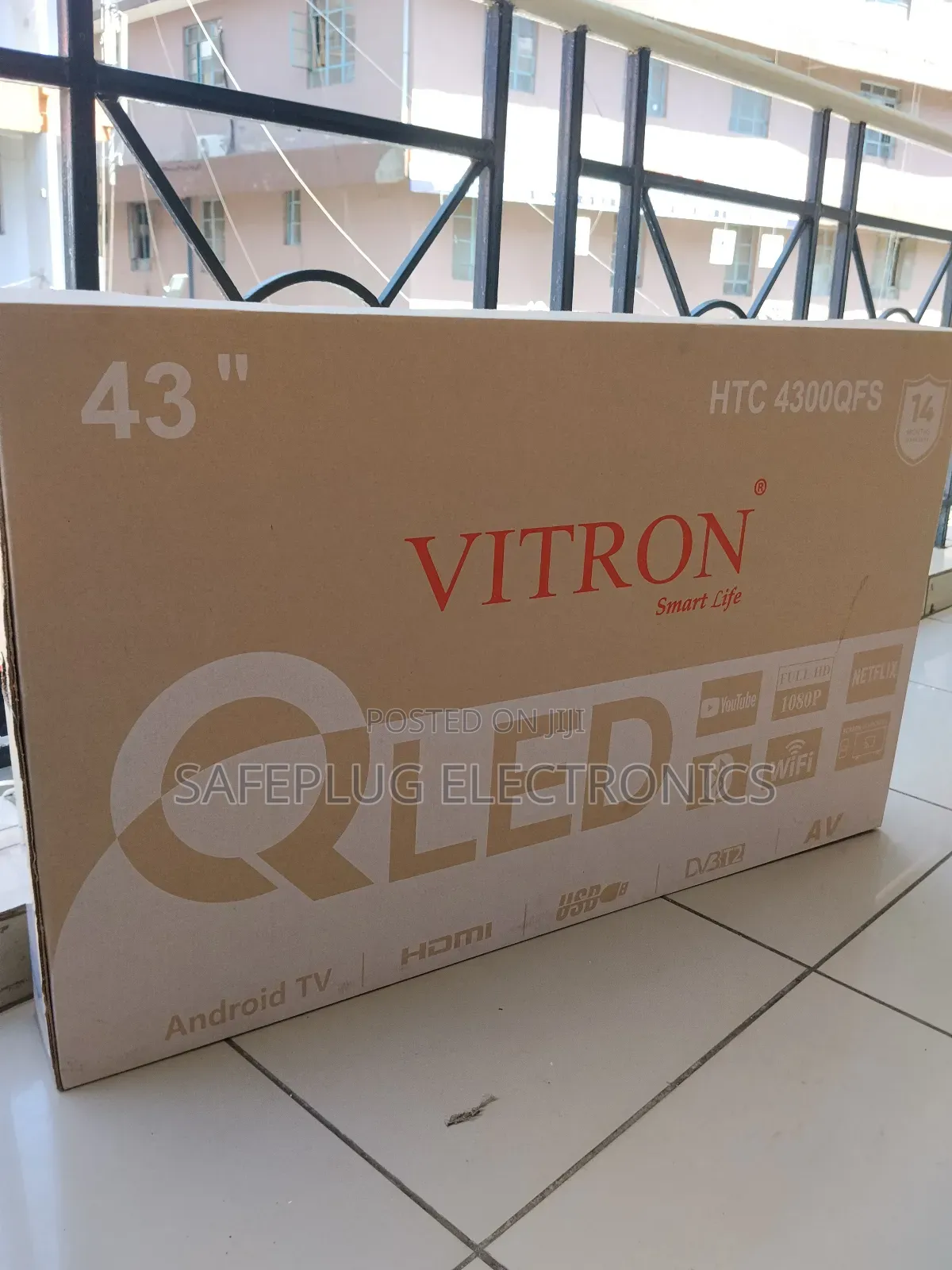 Affordable 43" Qled Smart Tv - Vitron Android Os | Frameless