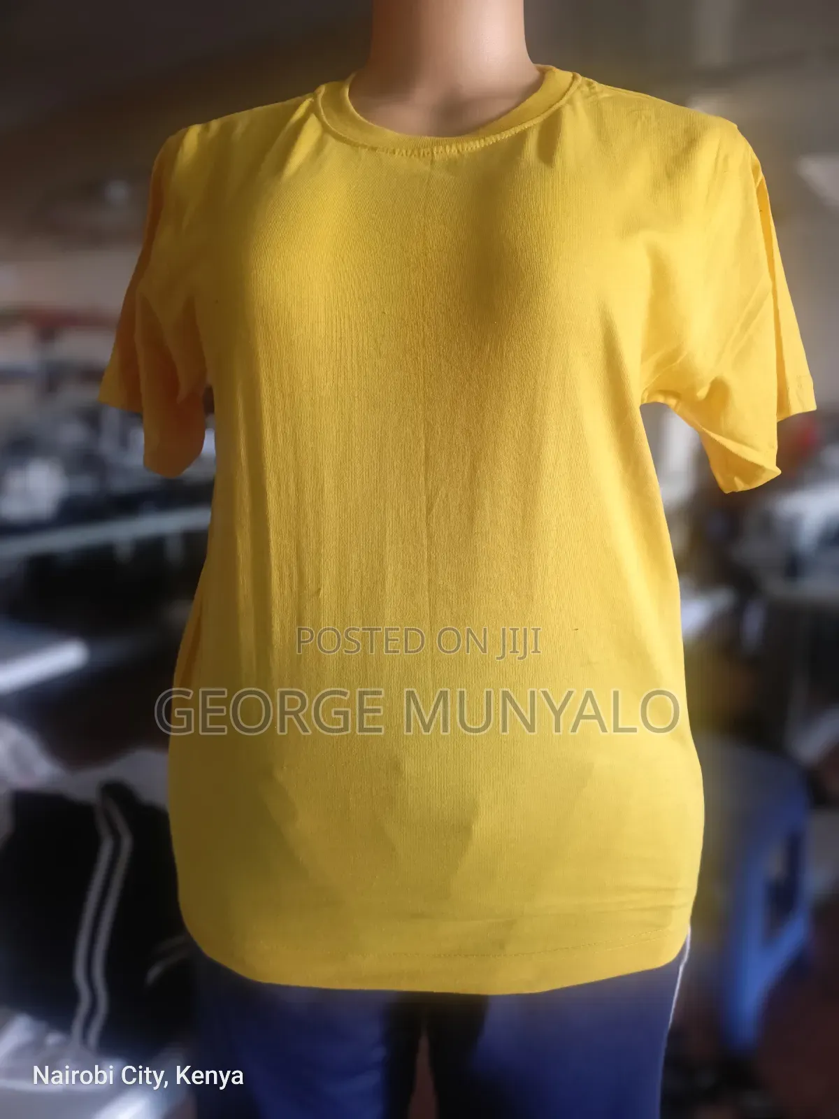 Quality Plain Yello T-shirt