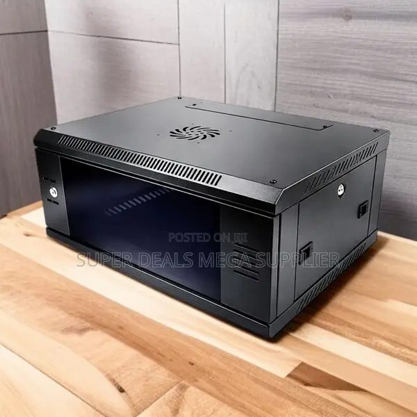 4u Wall Mount Data Cabinet Adjustable Front Rear Profiles and Lockable