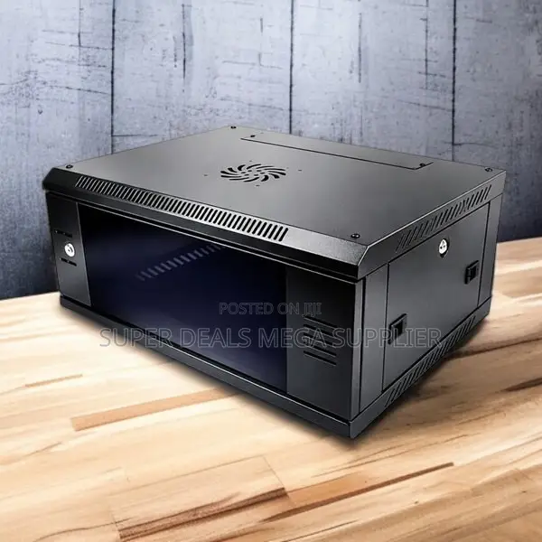 4u Wall Mount Data Cabinet Heavy Duty Steel With Two Keys Supplied