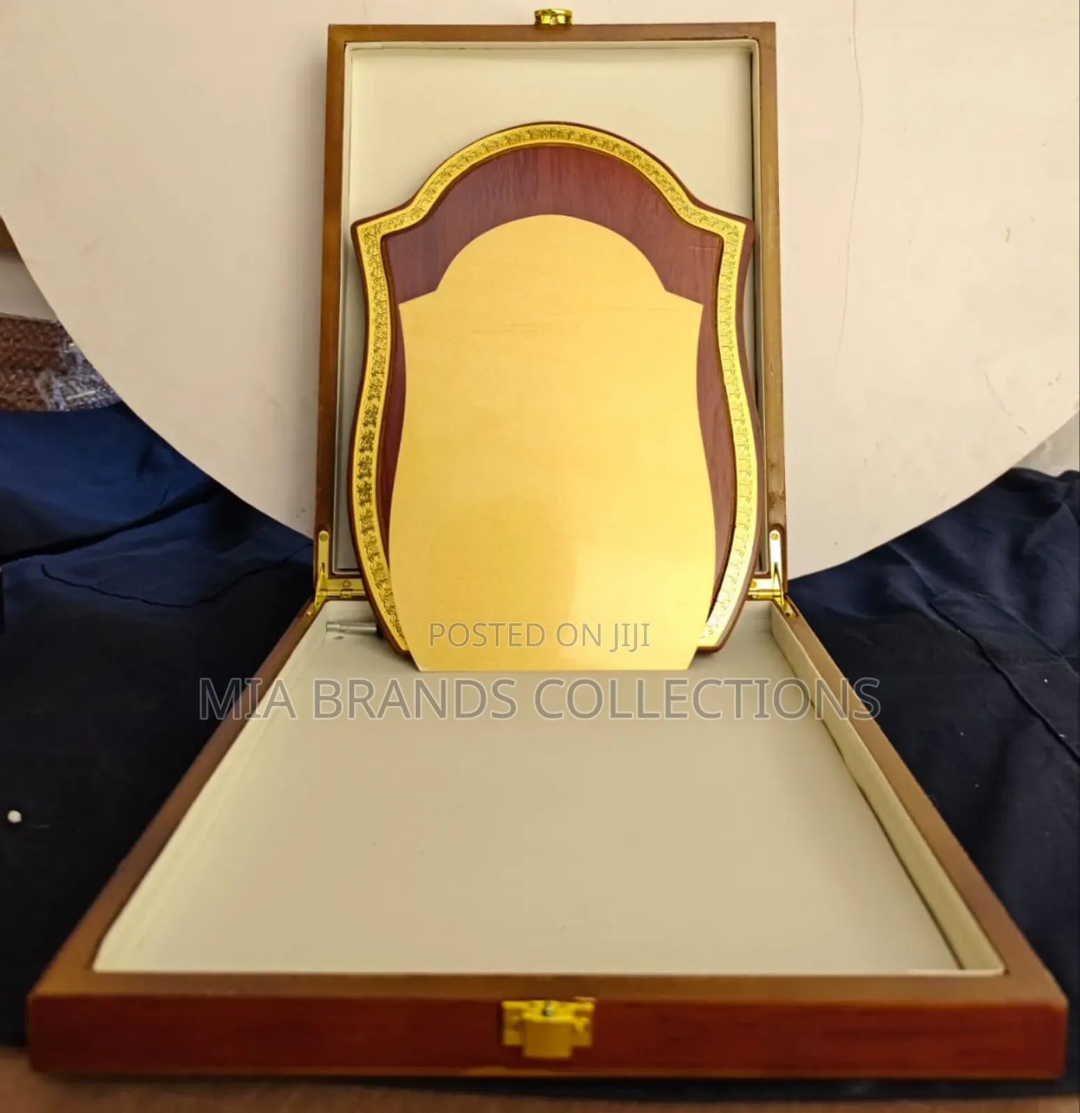 Brown Wooden Award Plaque