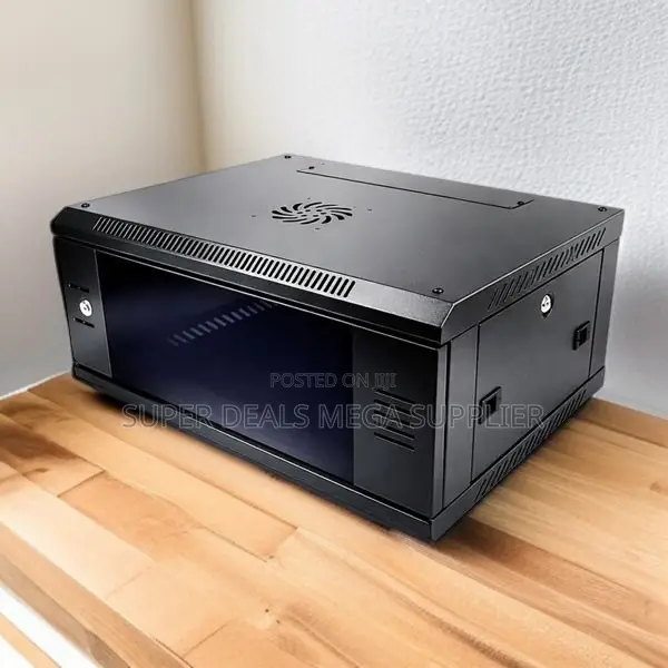 4u Wall Mount Data Cabinet Strong Sheet Steel With Easy Cable Routing