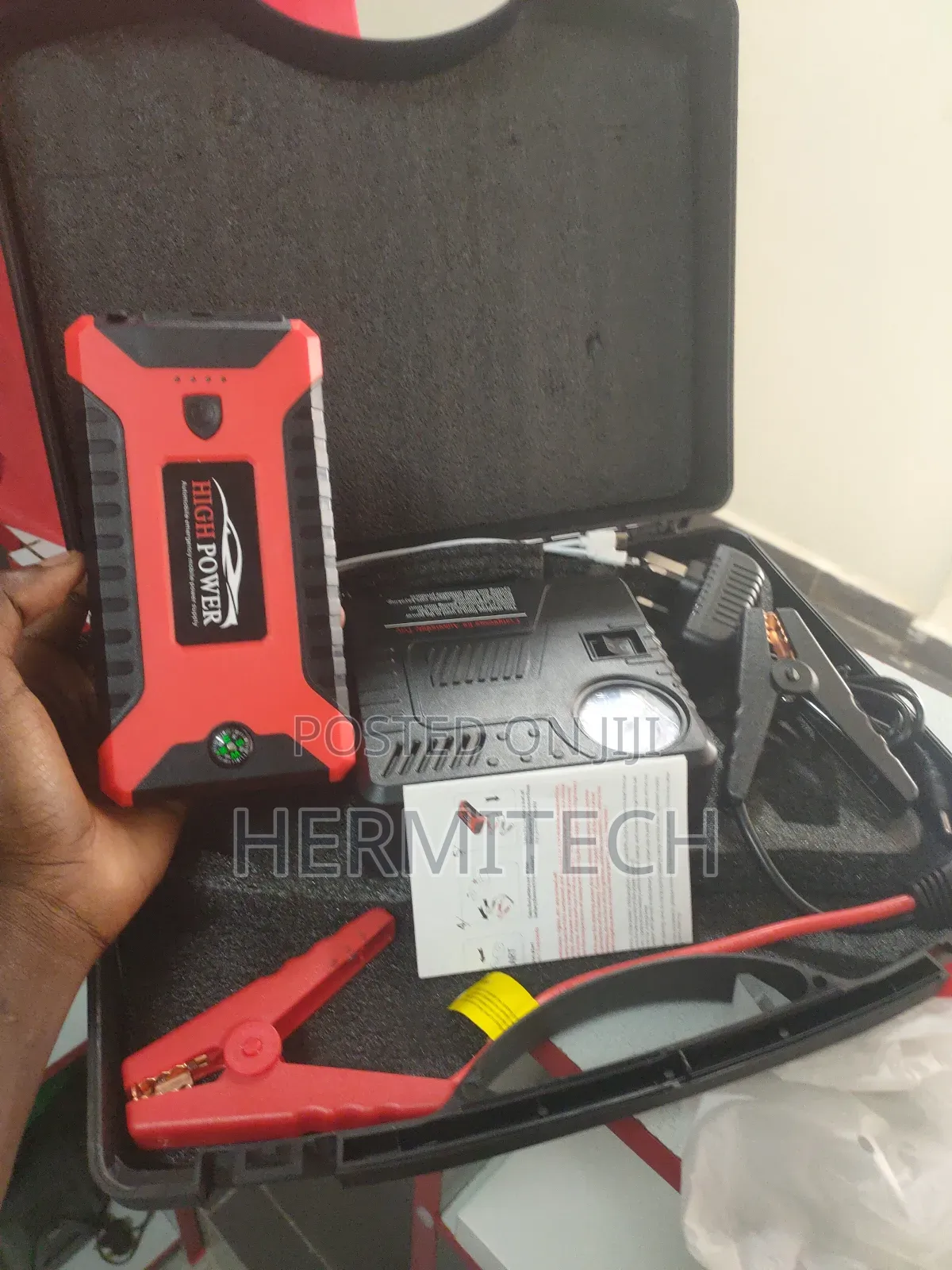 Vehicle Jump Starter 12v Full Kit for All Cars With 12v Bettery