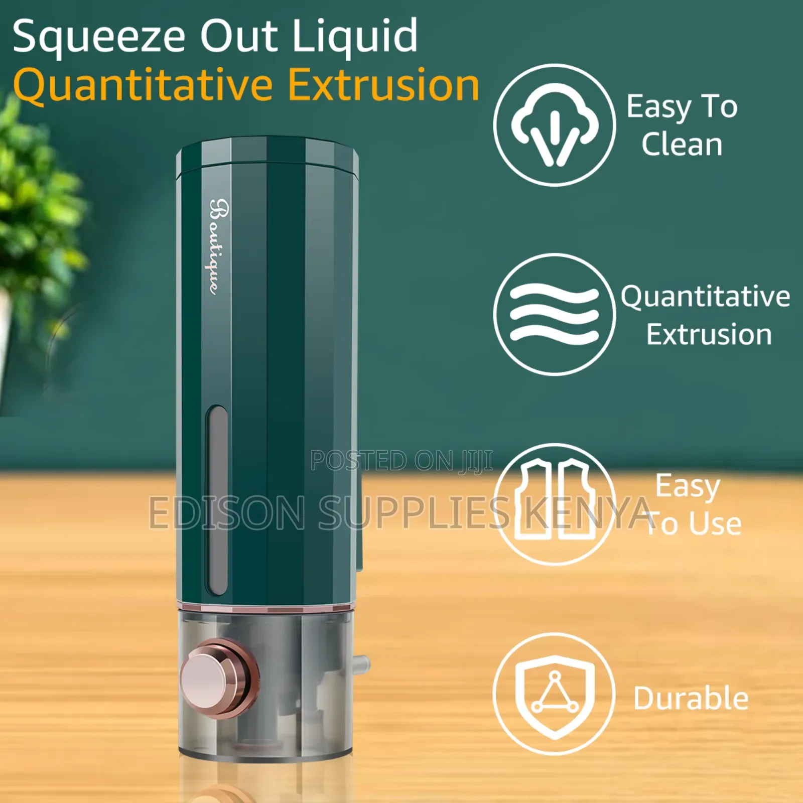 Soap Dispenser Wt Stick-on Tape Shampoo Hand Wash Sanitizer Dispensers