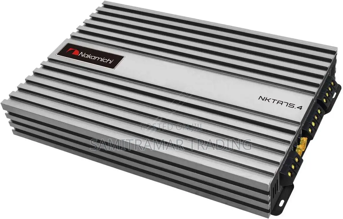 Nkta75.4 Nakamichi Class Ab 4-Channel Bridgeable Car Amplifier 1800w