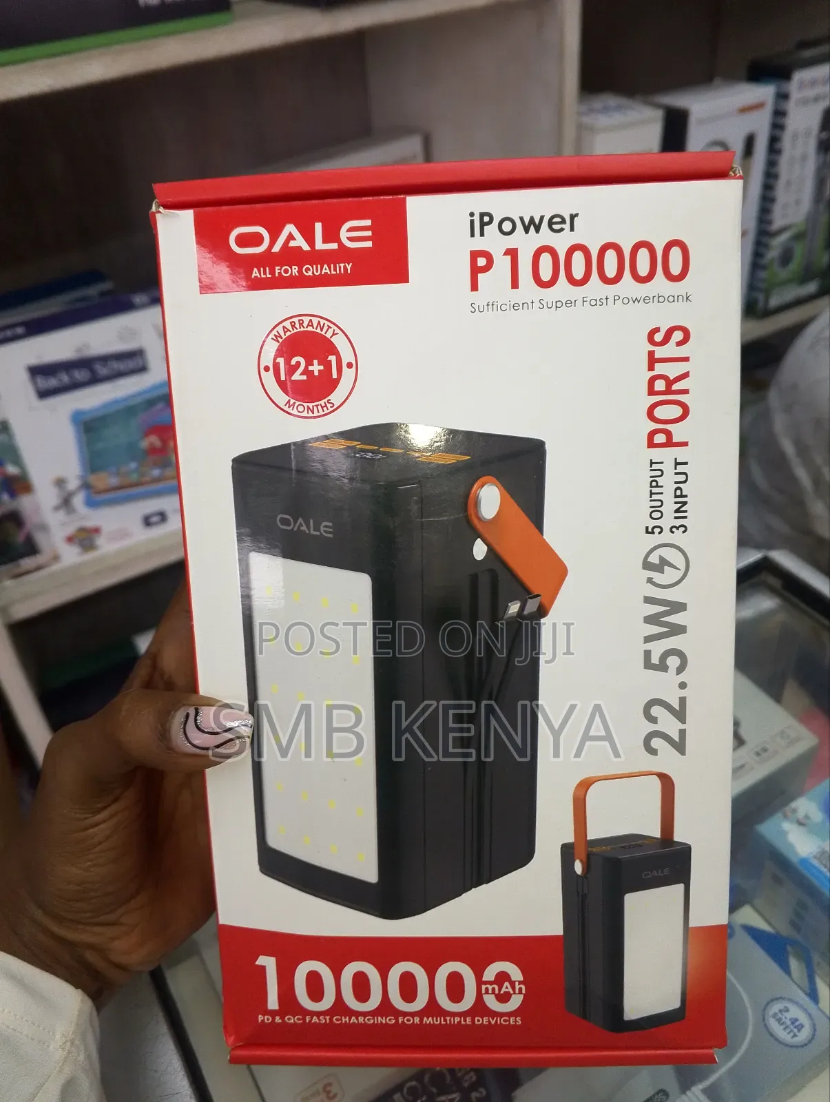 Super Fast Charging Oale Power Bank 100000mah