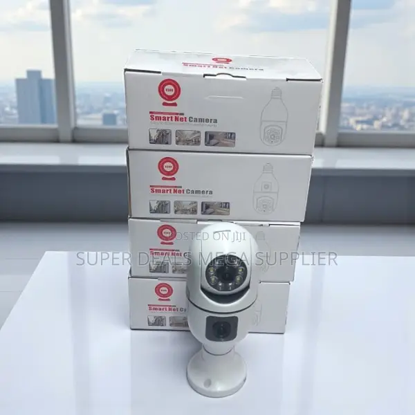 Ai Detection V380 Pro 1080p Full Hd PTZ Dual Lens Wifi Bulb Camera