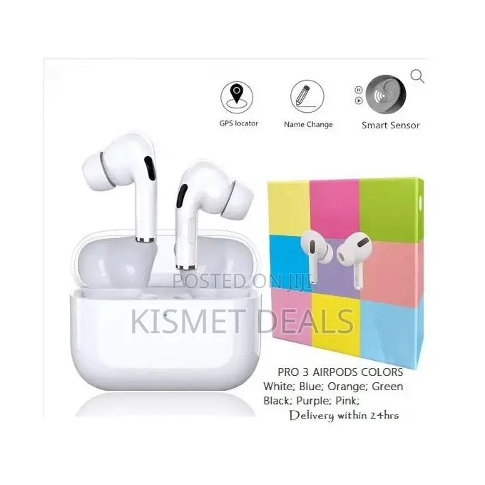 Macaroon Coloured TWS Pro 3 Earpods Noise Cancelation