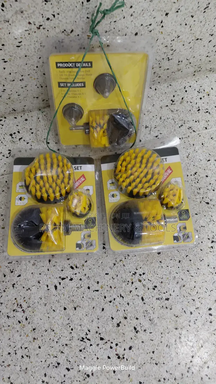 3 Drill Brush Set Kit
