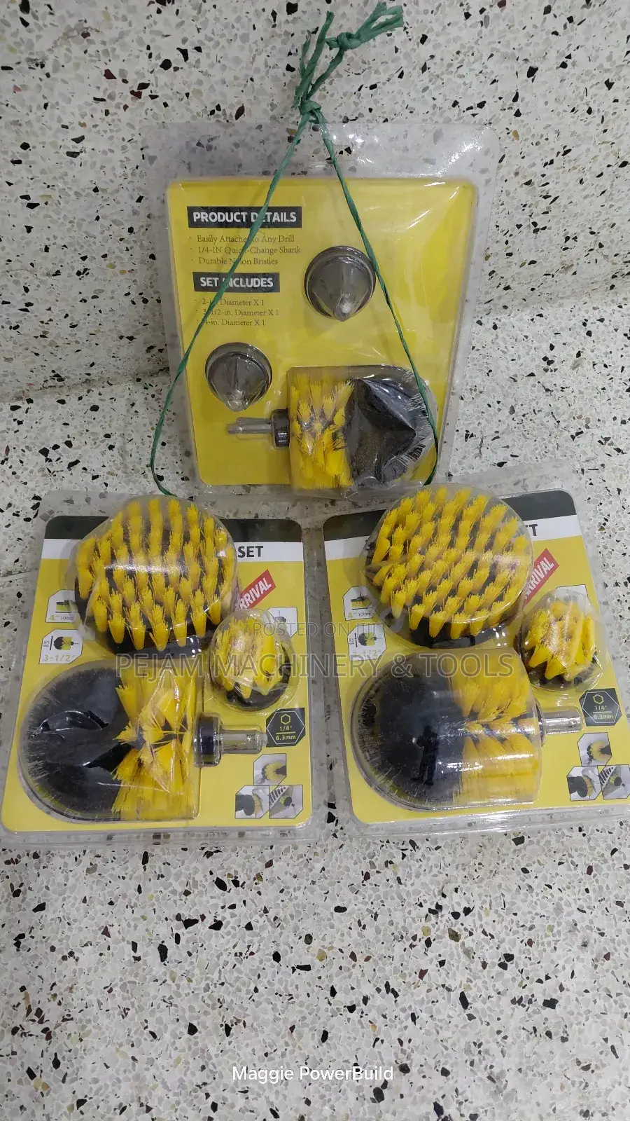 3 Drill Brush Set Kit