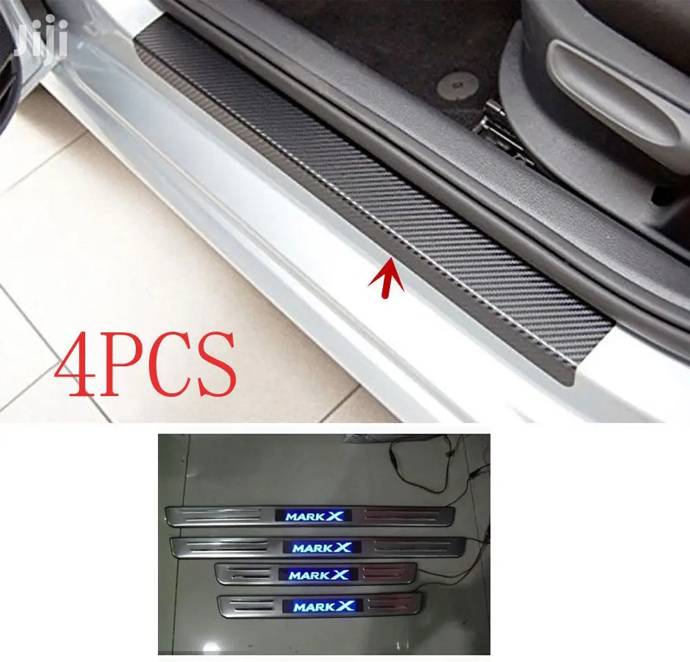 4pcs LED Door Sill Plates : For Toyota Mark X: Yr2005/18