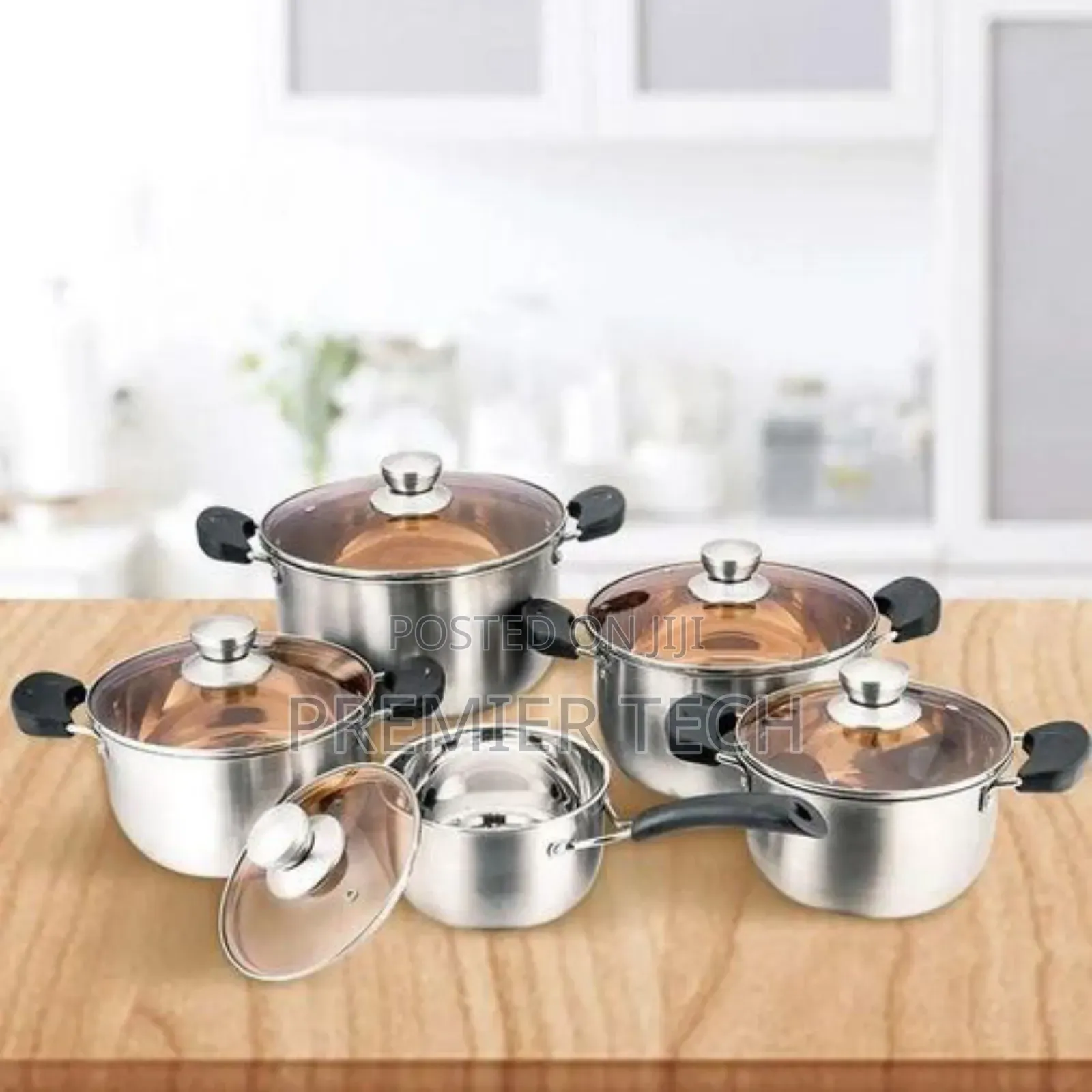 10pc Stainless Cookware