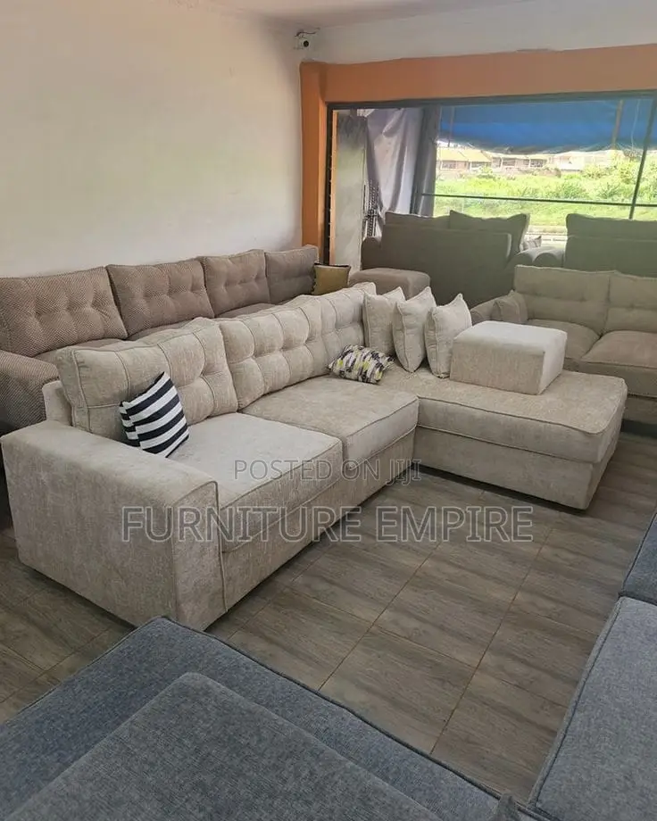 Sophisticated 6 Seater L Sofa