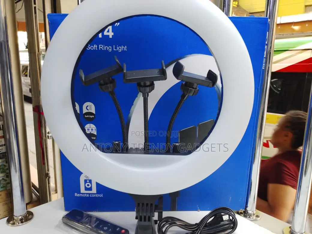 14-inch Led Ring Light With Phone Holder & Stand