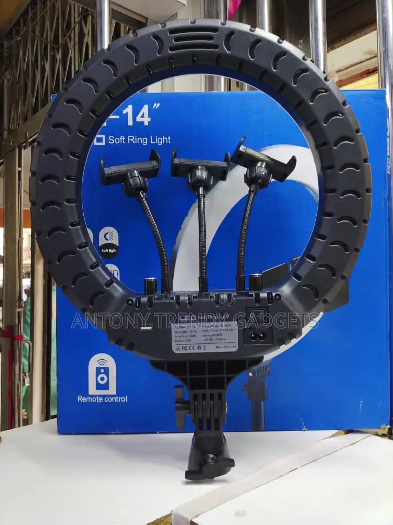 Rl-14 14-inch Led Soft Ring Light With Stand