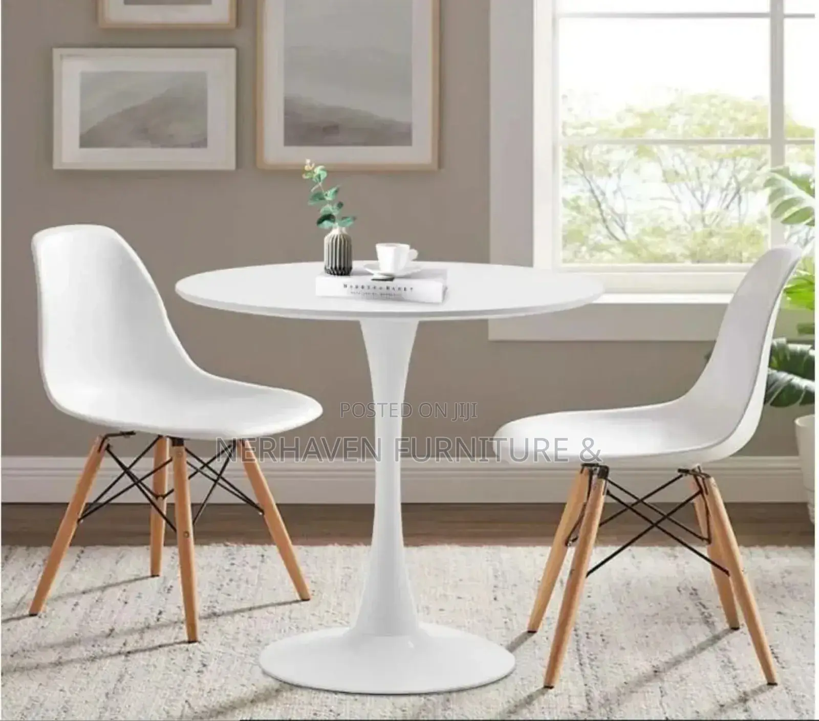 Modern Minimalist 2-Seater Dining Table