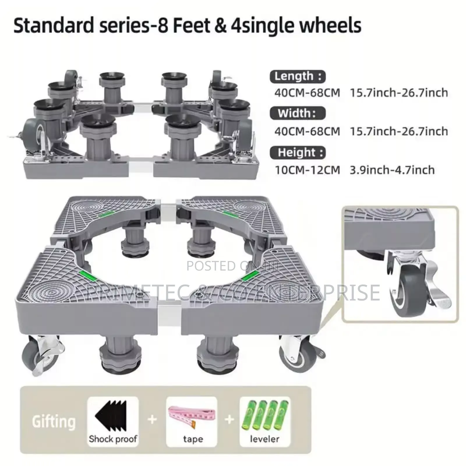 Heavy Duty Fridge/ Washing Machine Stand