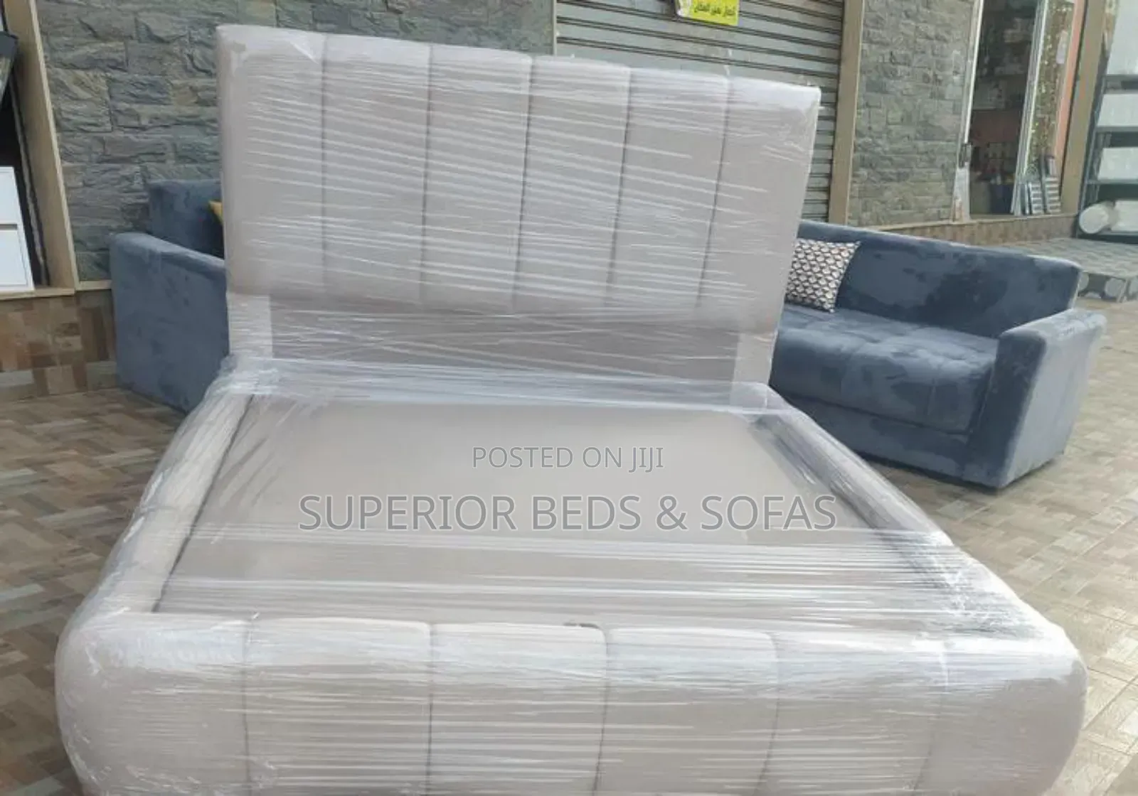 Upholstered Bed Brand New Available for Sale