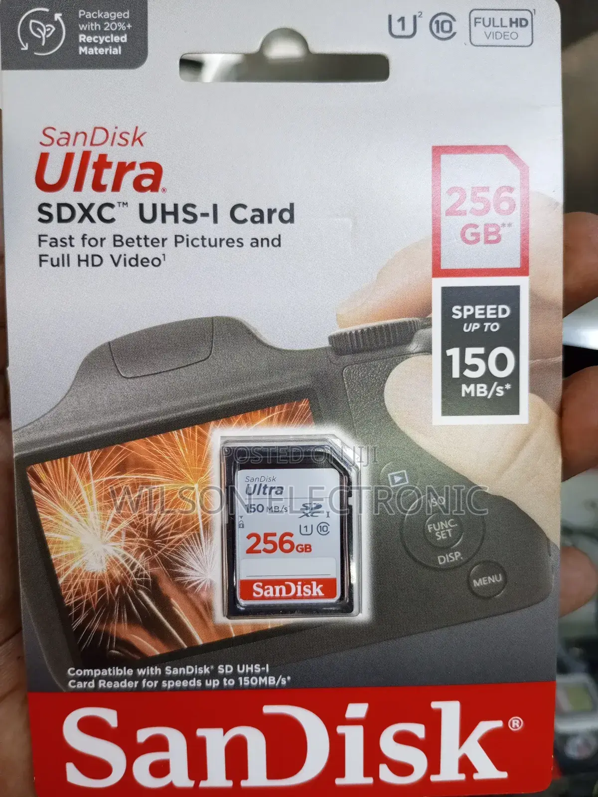 Sandisk Ultra SDXC Uhs-I Card. Camera Memory Cards