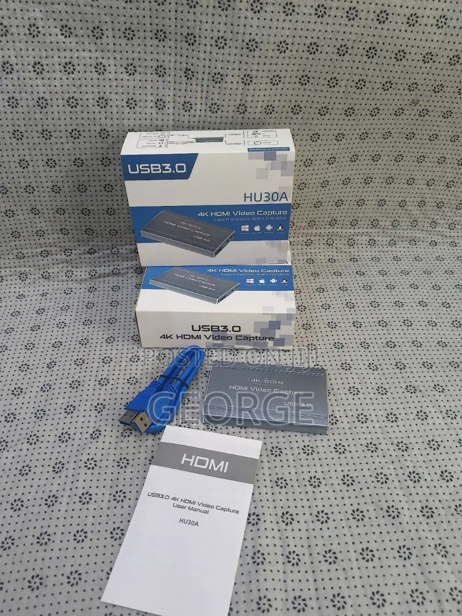 60hz Usb Version 3.0 Plug and Play Hdmi Video Capture Card