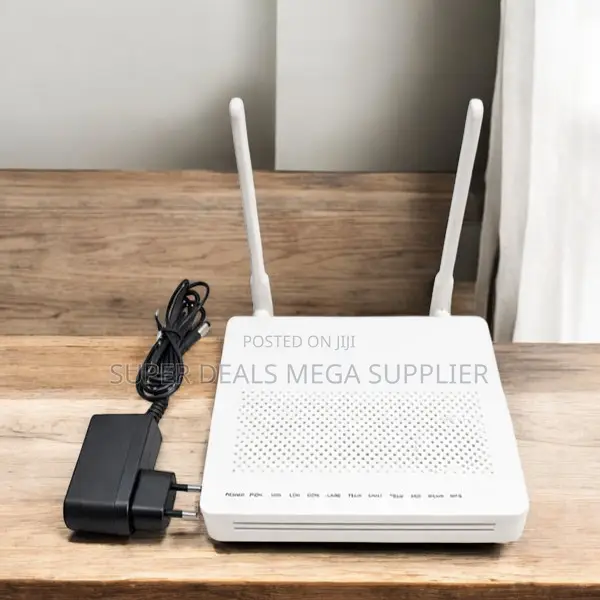 Xpon Gpon Onu Fiber Optic Router With Dual Antennas