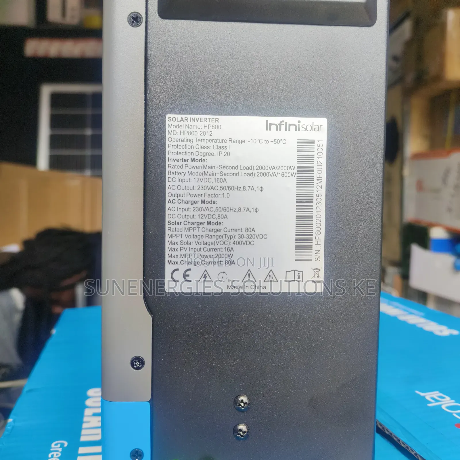 2kw 12v 160a Infini Solar Hybrid Inverter