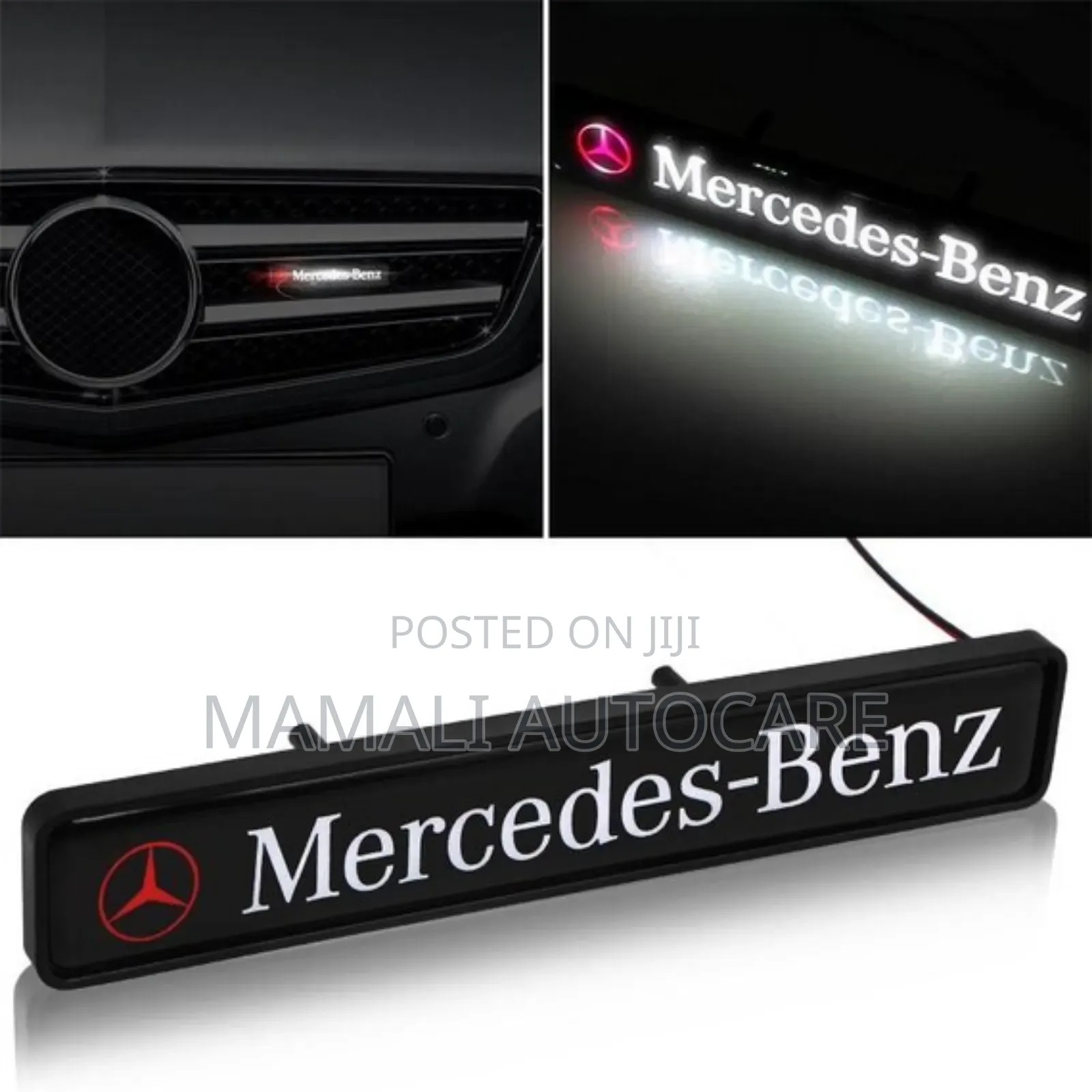 Mercedes-Benz Glowing Led Grill Emblem – Luxury Style
