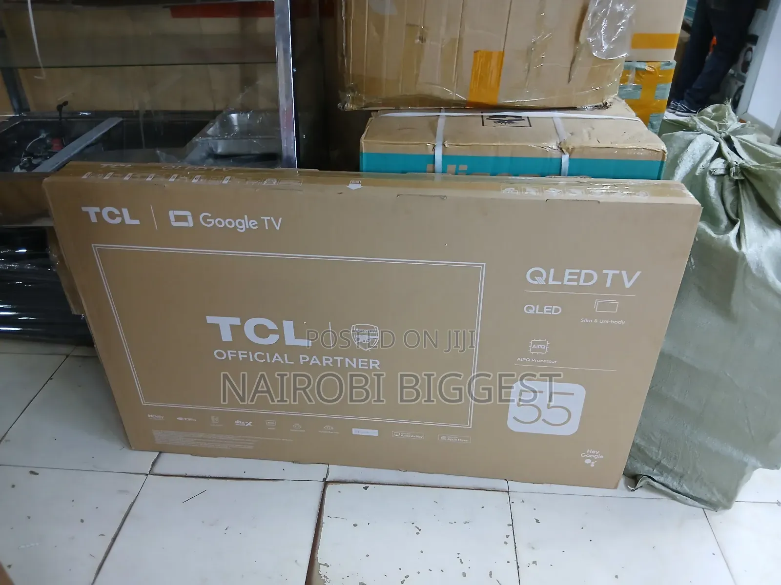 Tcl 55" Qled 4k Smart Frameless Television
