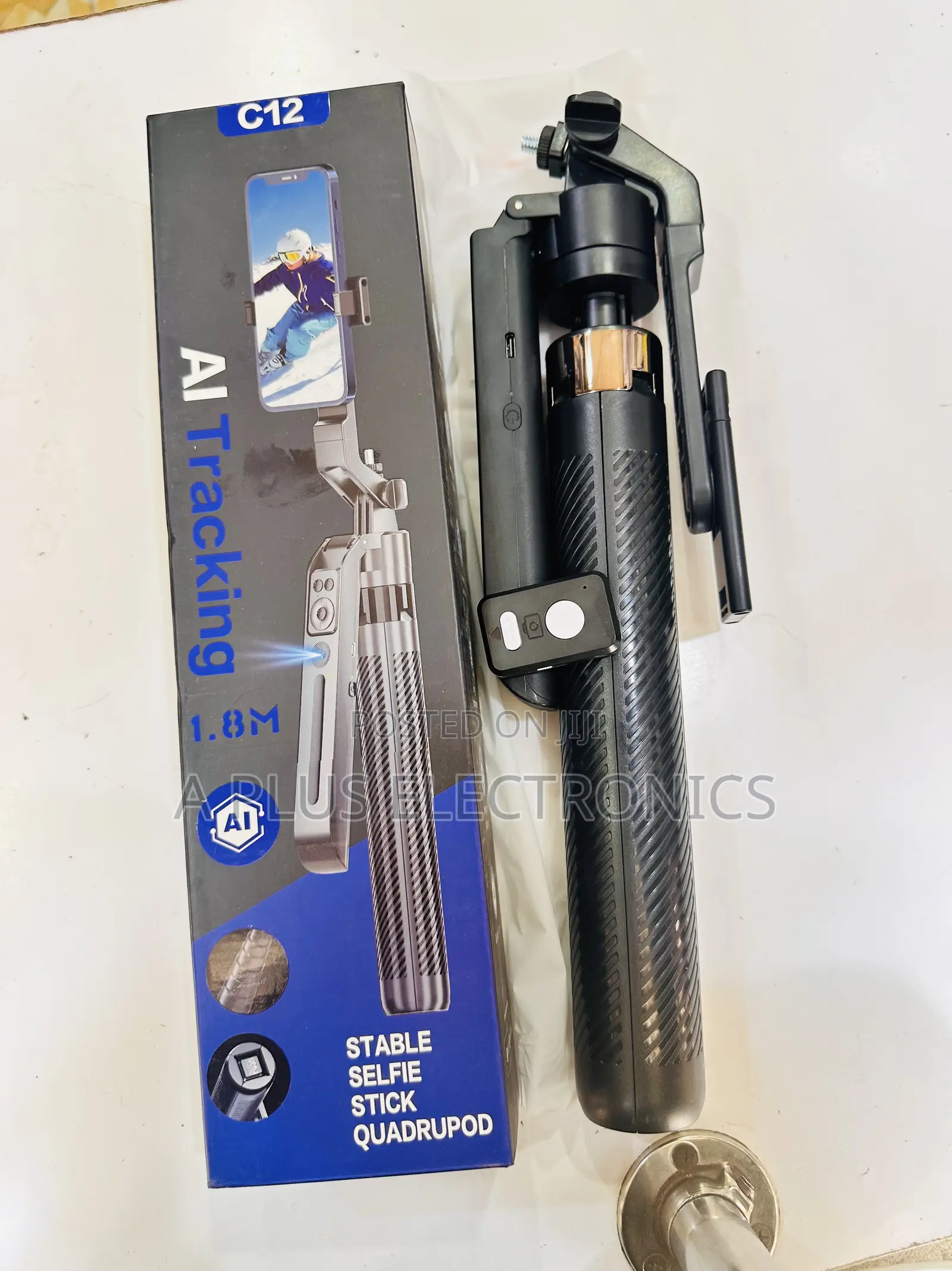 C12 Tracking Tripod Stand – Smart Face Body Auto Tracking